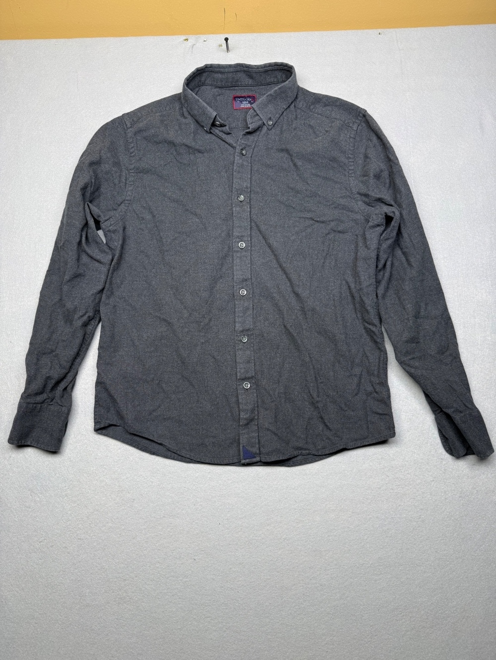 UNTUCKit Slim Fit Large Gray Button-Down Shirt